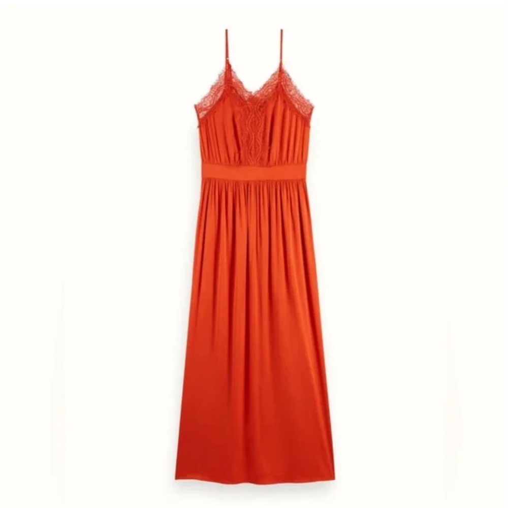 Scotch & Soda Lace Trim Dress